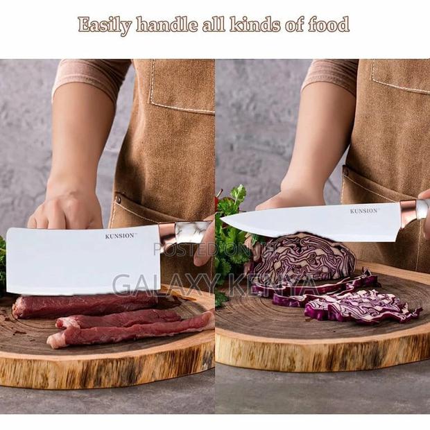 Kitchen Knife 9pcs Acrylic Knife Holder - thumbnail 3