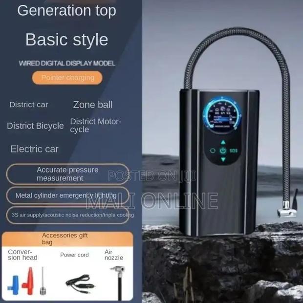 12v Portable Tire Inflator Air Compressor With Pressure Gauge 150psi - main view