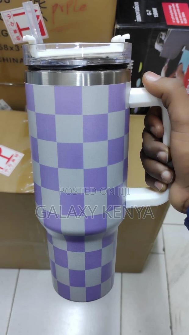 Stanley Checked 1.2l Hot Cold Stainless Steel Stanley Mug - thumbnail 3