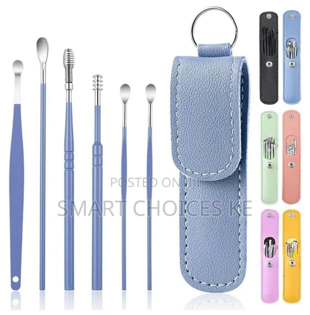 6 Pcs Set Ear Pick Ear Wax Removal Kit - thumbnail 2