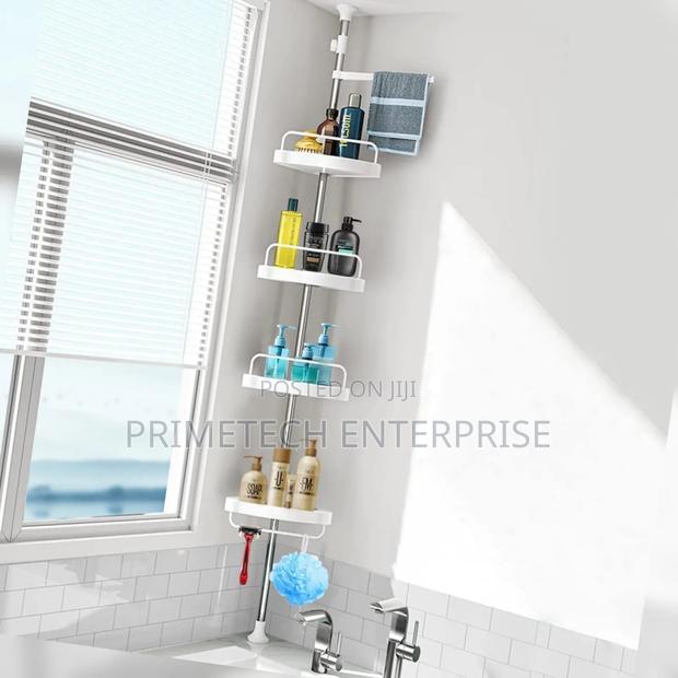 Multipurpose Indoor Adjustable Corner Shelf Organiser - main view