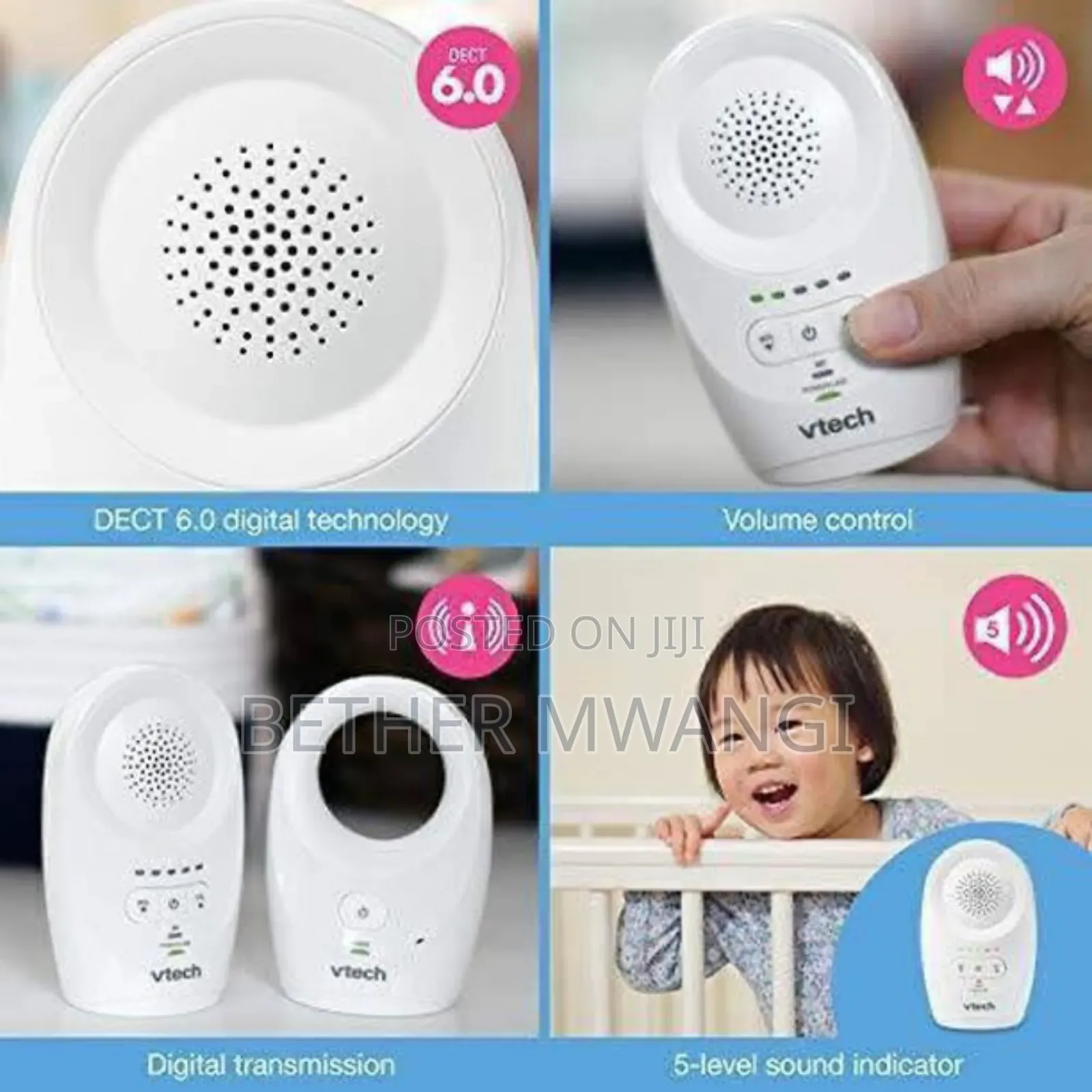 Vtech Dm1111 Safe Sound Digital Audio Baby Monitor