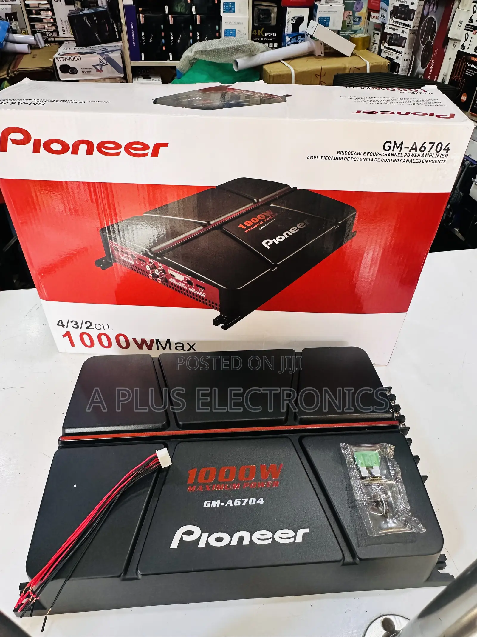 Pioneer Gm 6704 Amplifier 1000w Clean Sound Performance