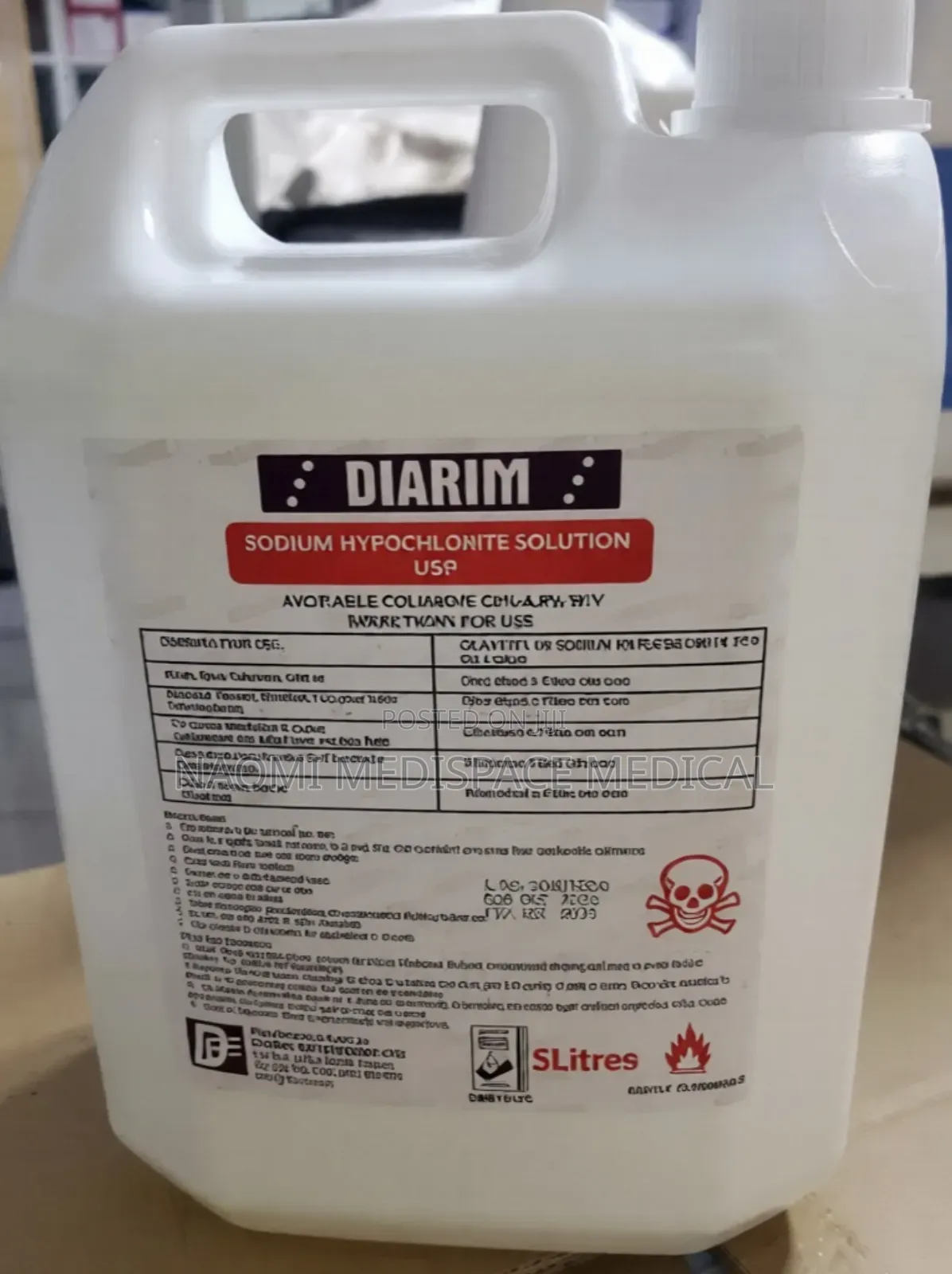 5l Jik/Sodium Hypochlorite 5l