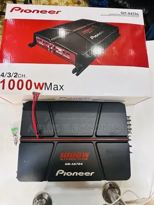 Pioneer Gm 6704 Amplifier 1000w Loud Clear Audio Output