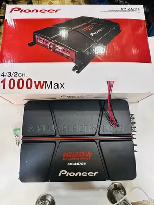 Pioneer Gm 6704 Amplifier 1000w Durable Car Audio Amp