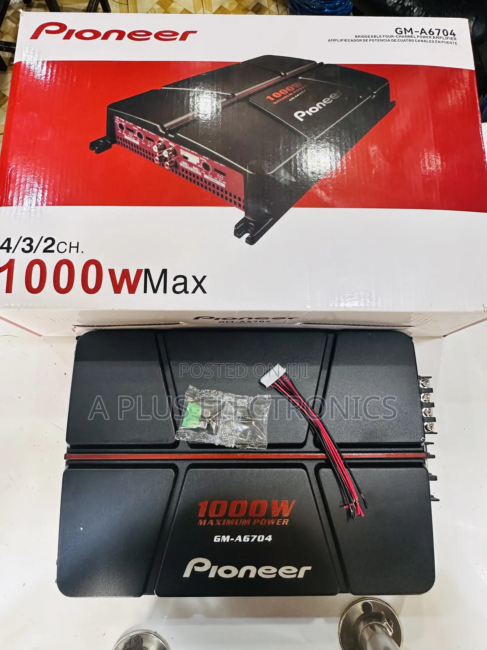 Pioneer Gm 6704 Amplifier 1000w Excellent Working Condition