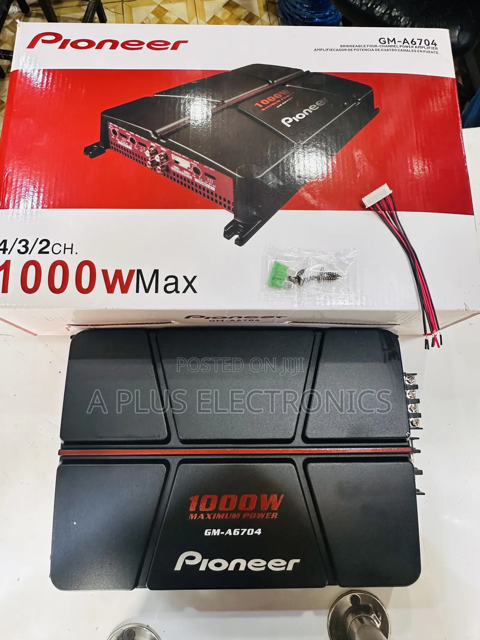 Pioneer Gm 6704 Amplifier 1000w Excellent Working Condition