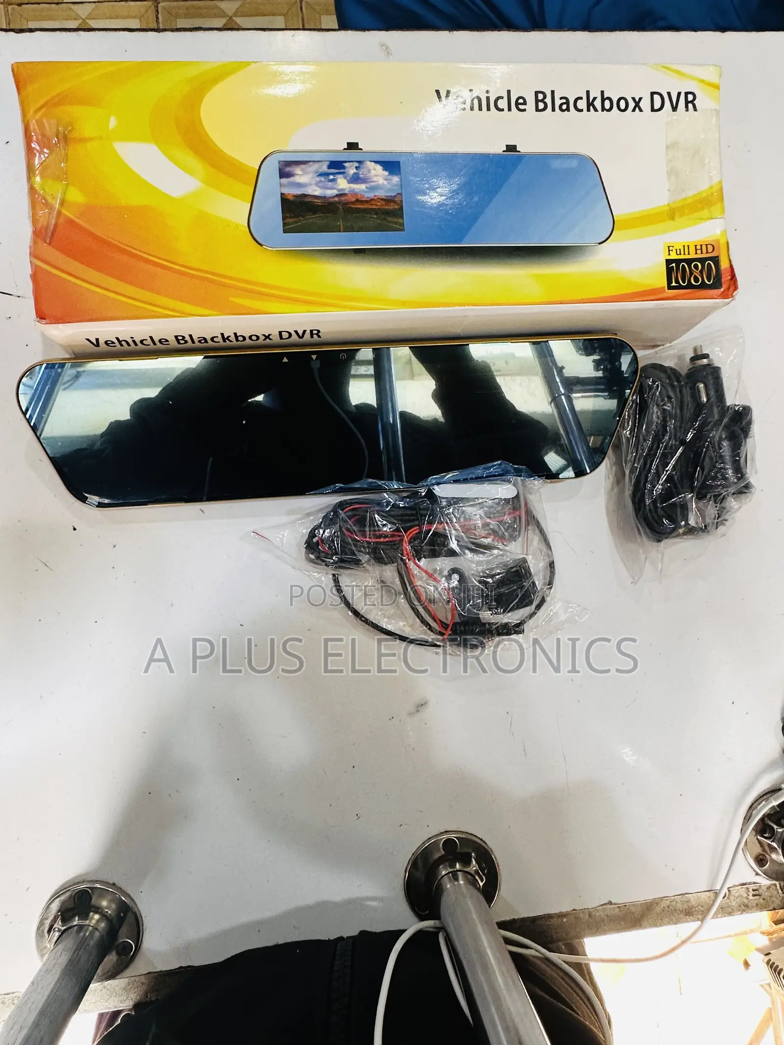 4.1 Inch Dual Dash Camera (Front and Back) – Car DVR Recorder