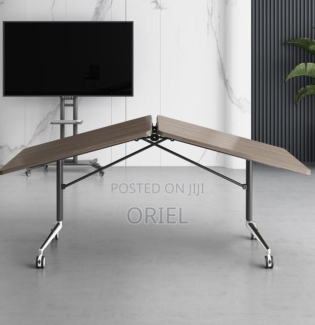 Boardroom Tables; Foldable Conference Room Table With Wheels - thumbnail 3