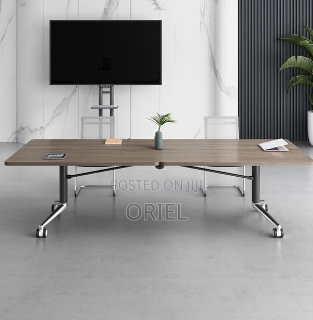 Boardroom Tables; Foldable Conference Room Table With Wheels - thumbnail 4