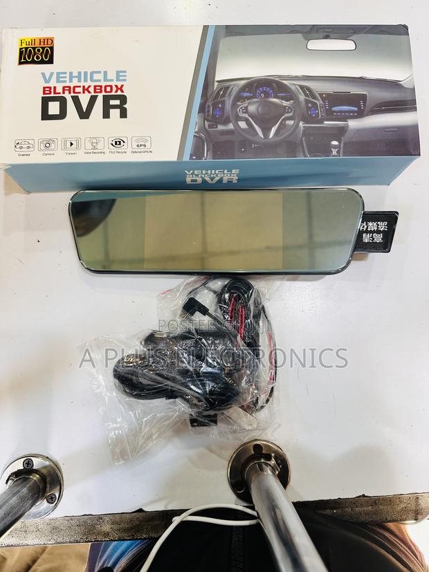 702 2 Way Rear Mirror Dash Camera 5 Inch Screen Wide Angle