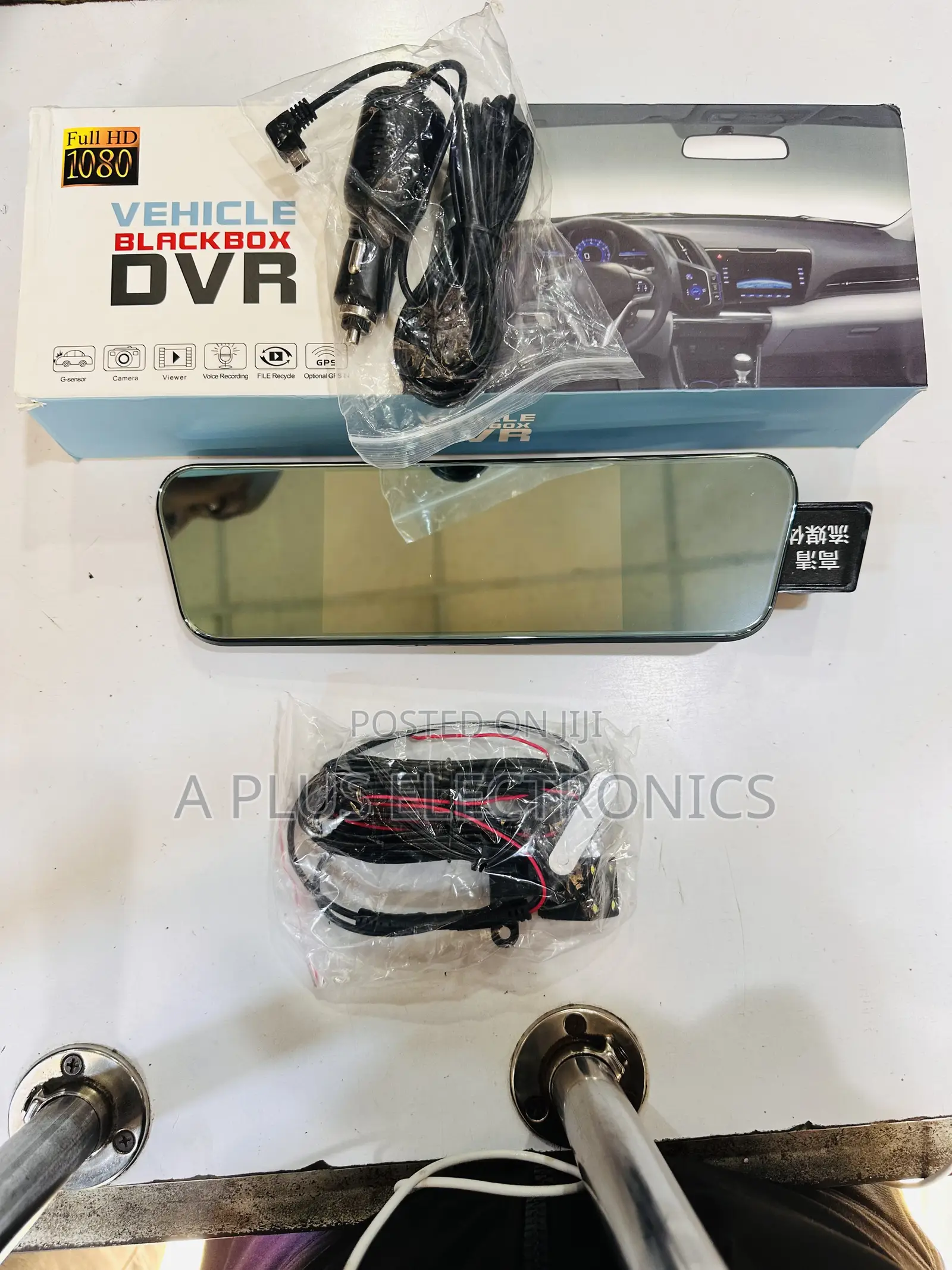 702 2 Way Rear Mirror Dash Camera 5 Inch Screen Car DVR View
