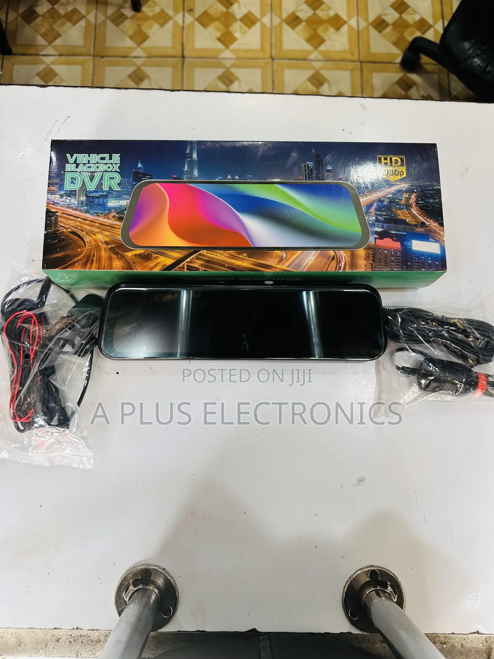 9.66 Inch Full Screen Dual Dash Camera (Front and Back) – Hd Recording