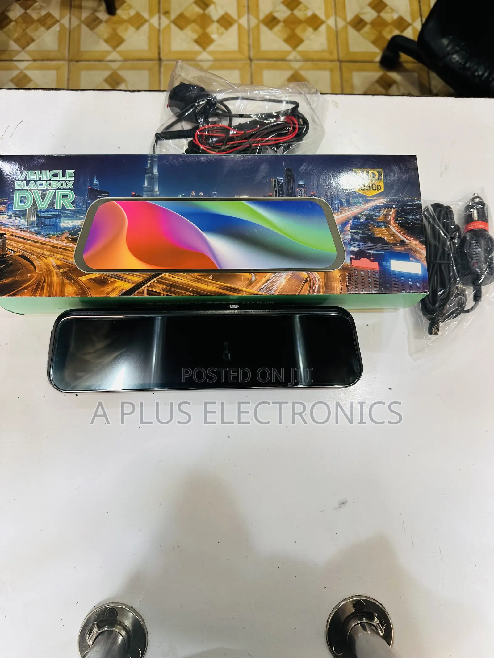 9.66 Inch Full Screen Dual Dash Camera (Front and Back) – Touch Screen