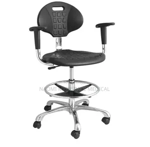 Doctor's Chair/Stool With Backrest and Armrest