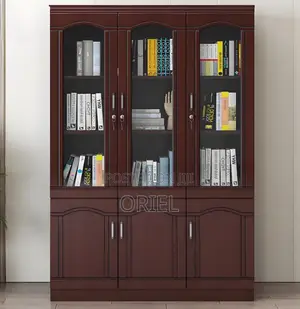 Office Cabinets; Luxury Mahogany Office Storage Cabinet