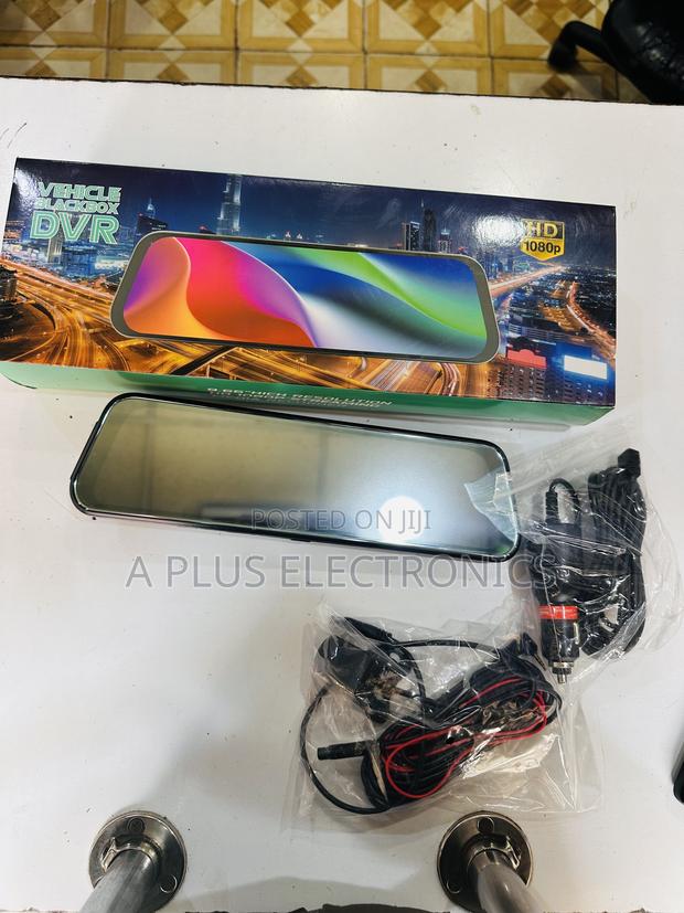 9.66 Inch Full Screen Dual Dash Camera (Front and Back) Loop G Sensor - thumbnail 2