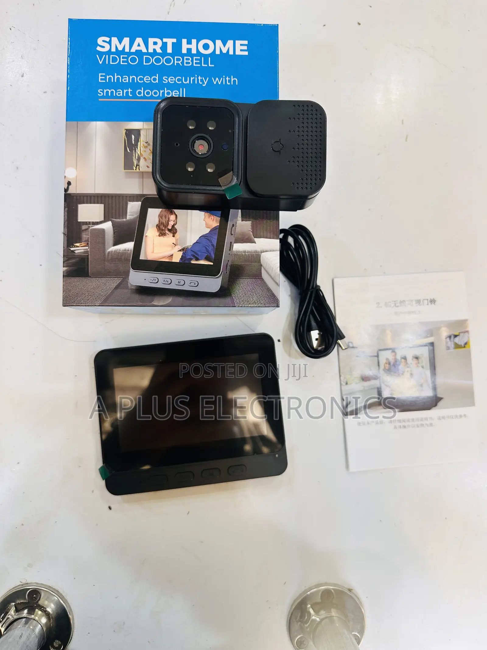 Wireless Video Doorbell M10 – Night Vision Motion Detection