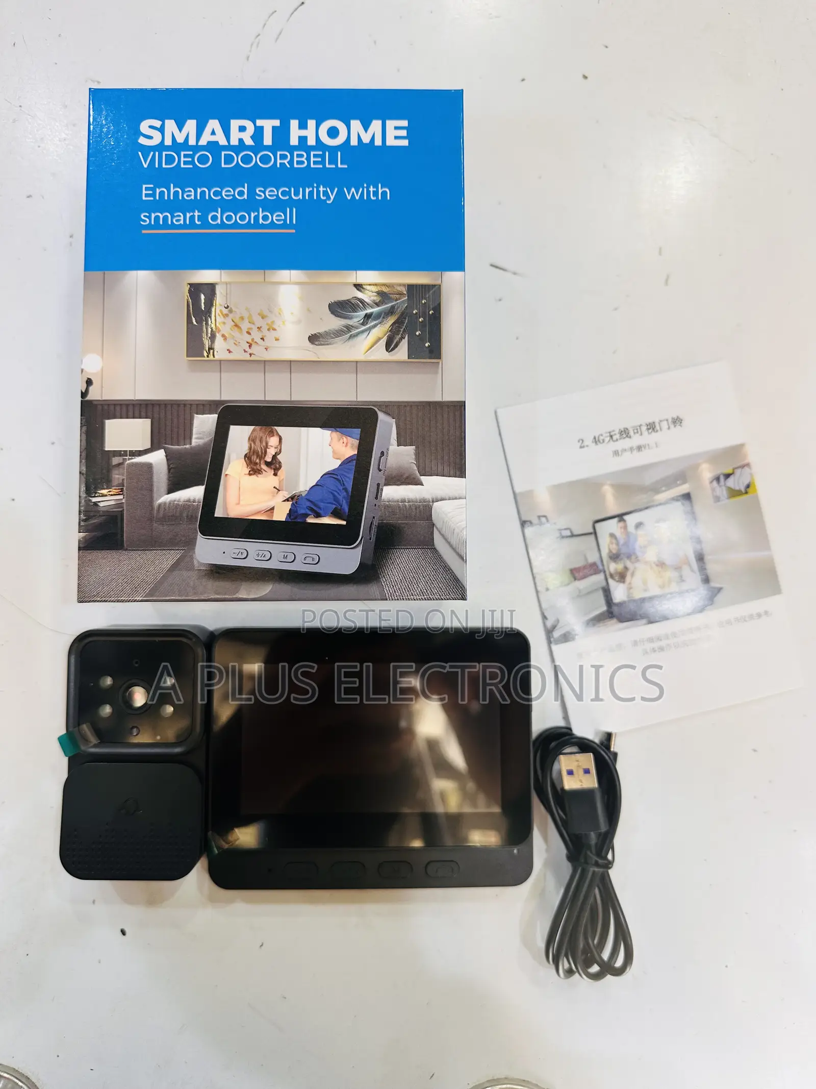 Wireless Video Doorbell M10 – Hd Video Real-Time Alerts