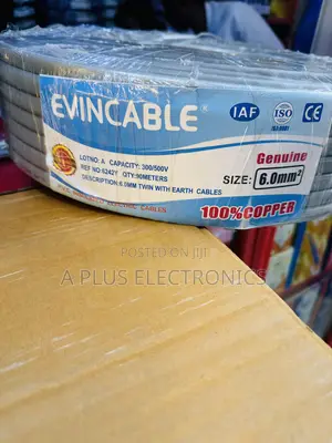 6.0mm Evincable Twin Wiring Cable