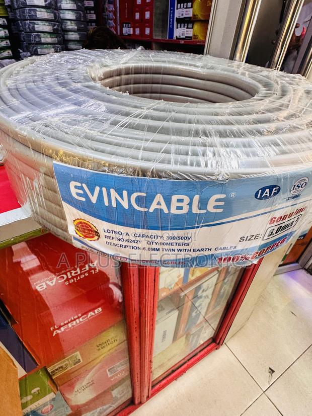 Vincable 6.0mm Twin Wiring Cable – High Quality Copper Core - thumbnail 2