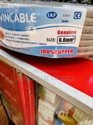 Evincable 6.0mm Twin Wiring Cable – High Conductivity