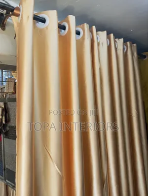 Lined Beige Blackout Curtains for Total Light Control
