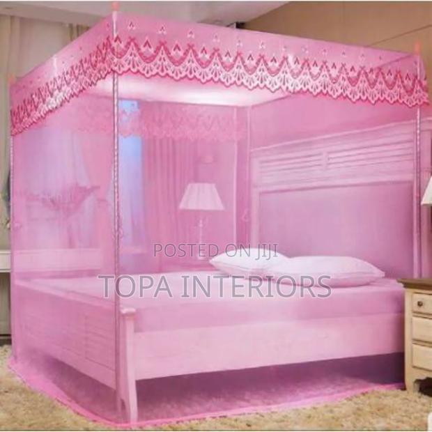Durable Elegant Baby Pink Fine Mesh Mosquito Nets