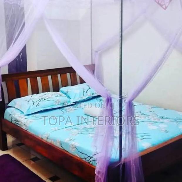 Durable Purple 4 Stands Mosquito Net