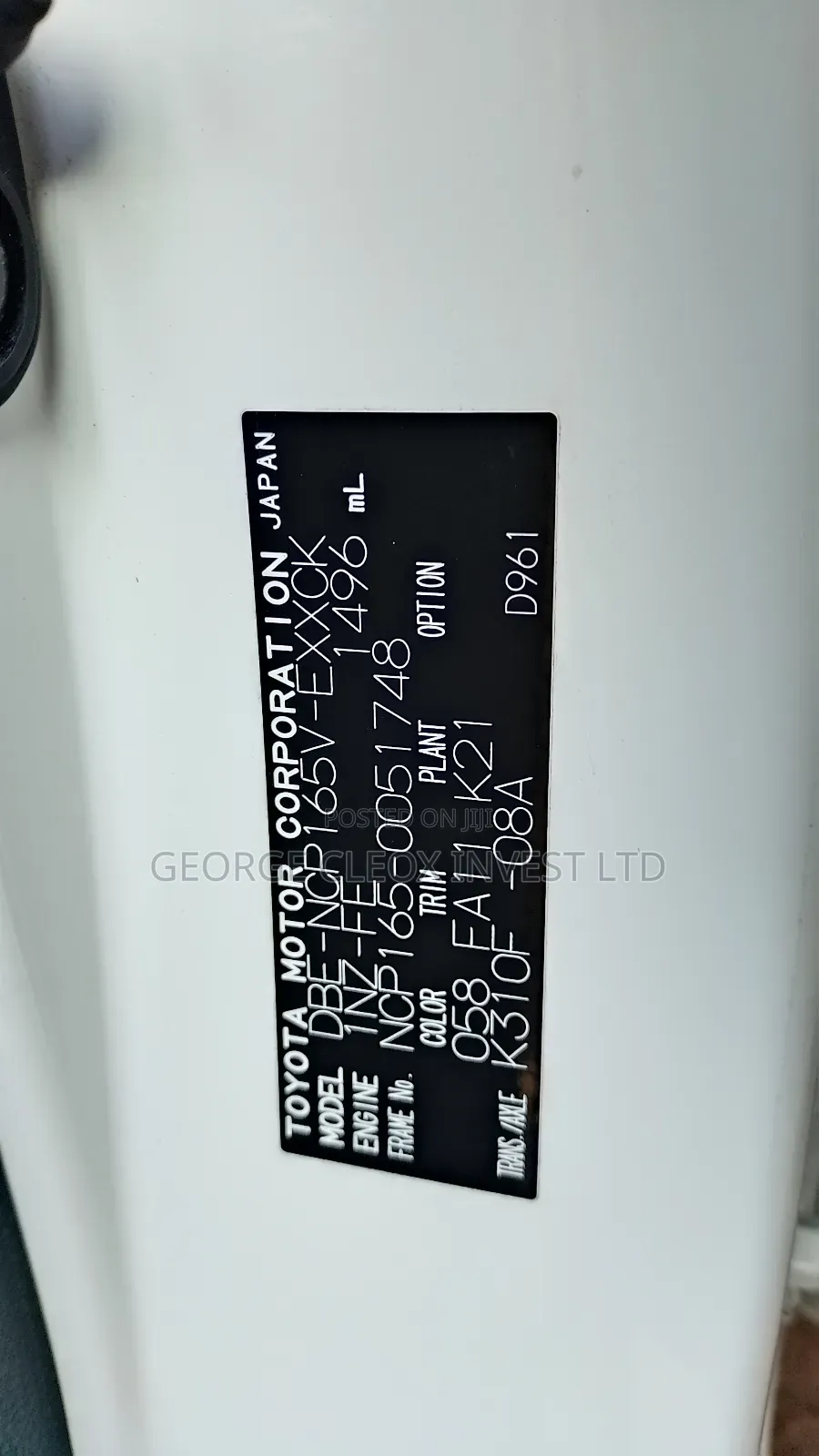 Toyota Probox 2019 White