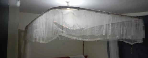 Generic Air BNB Two Stands Mesh Mosquito Nets Draperies