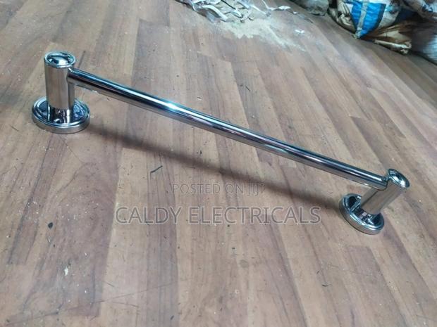 Modern Arlee Chrome-Plated Stainless Steel Towel Holder Rod Tx3