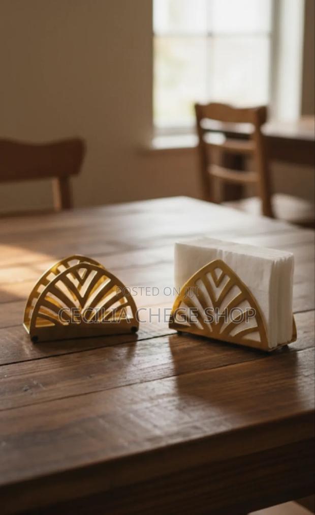 Gold Serviette Holder