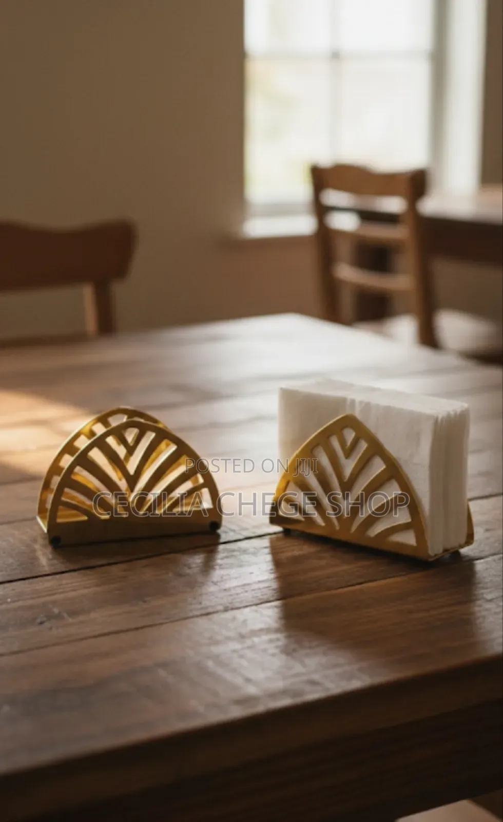 Gold Serviette Holder