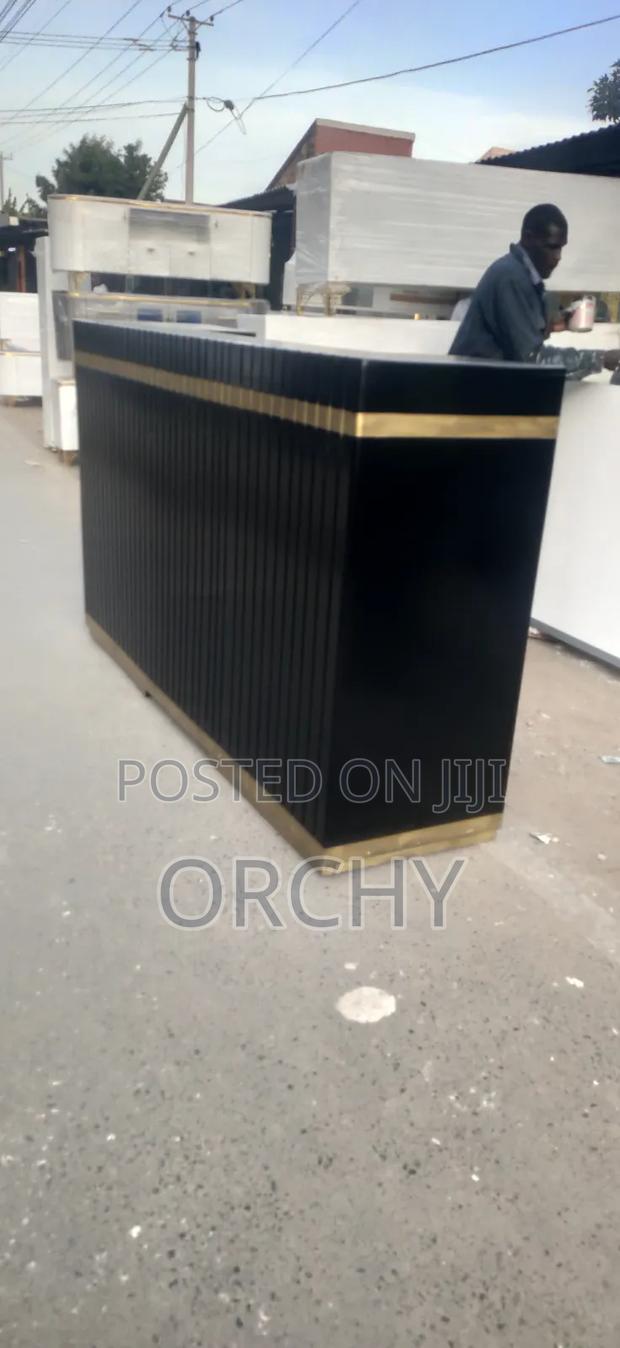 Black Gold Reception Desk - thumbnail 2