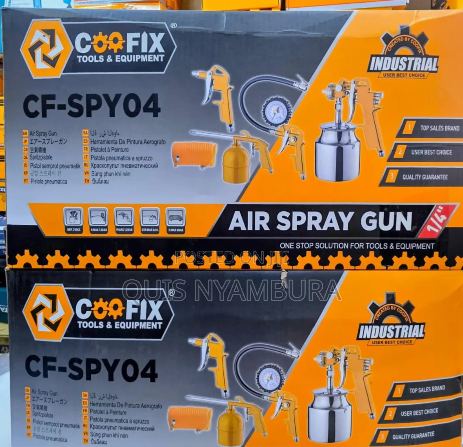 Coofix Air Spray Gun/ 5pcs Air Spray Gun Kit