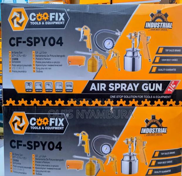 Coofix Air Spray Gun/ 5pcs Air Spray Gun Kit