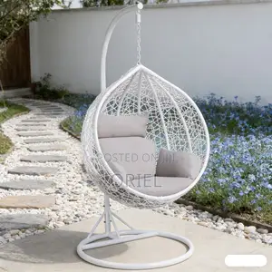 Outdoor Chair : Modern Hanging Egg-Shaped Hammock Swing Chair