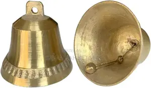 Wind Chime Bells Gong Hanging Christmas Bell Decorations Pendants -2pc