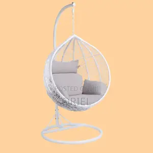 Outdoor Chair : Modern Hanging Egg-Shaped Hammock Swing Chair