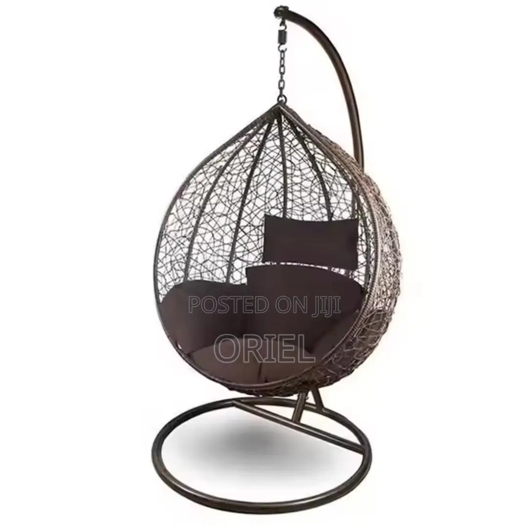 Outdoor Chair : Modern Hanging Egg-Shaped Hammock Swing Chair