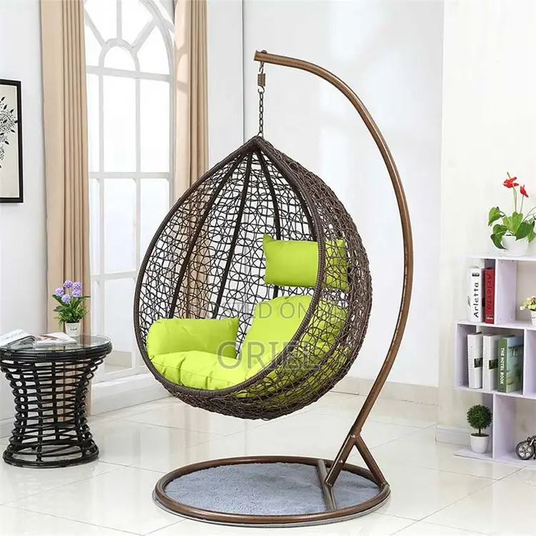 Outdoor Chair : Modern Hanging Egg-Shaped Hammock Swing Chair