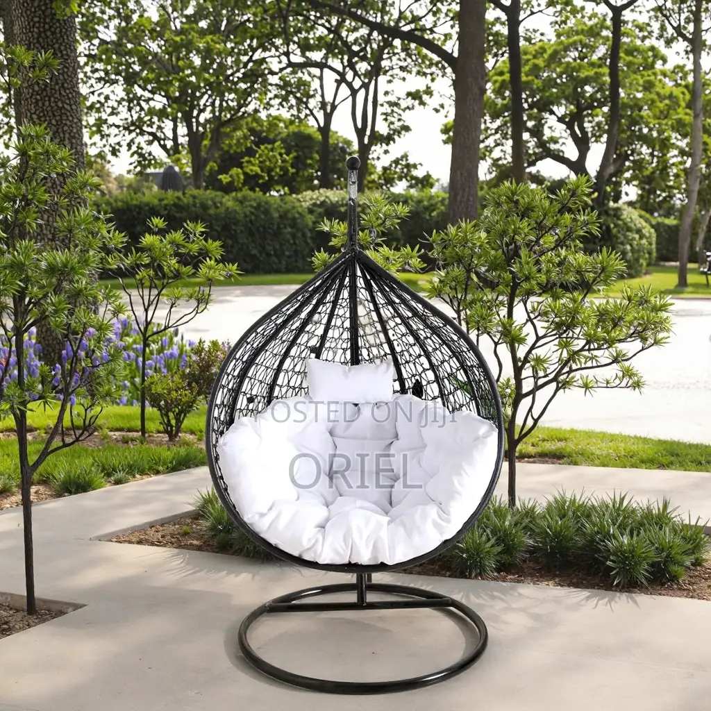 Outdoor Chair : Modern Hanging Egg-Shaped Hammock Swing Chair