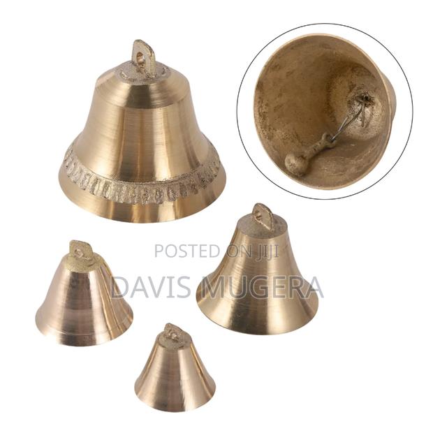 Wind Chime Bells Gong Hanging Christmas Bell Decorations Pendants -2pc - thumbnail 4