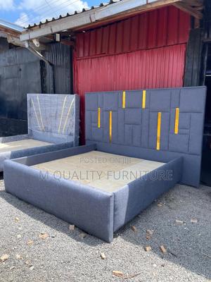 Gray Extended Board Bed - main view