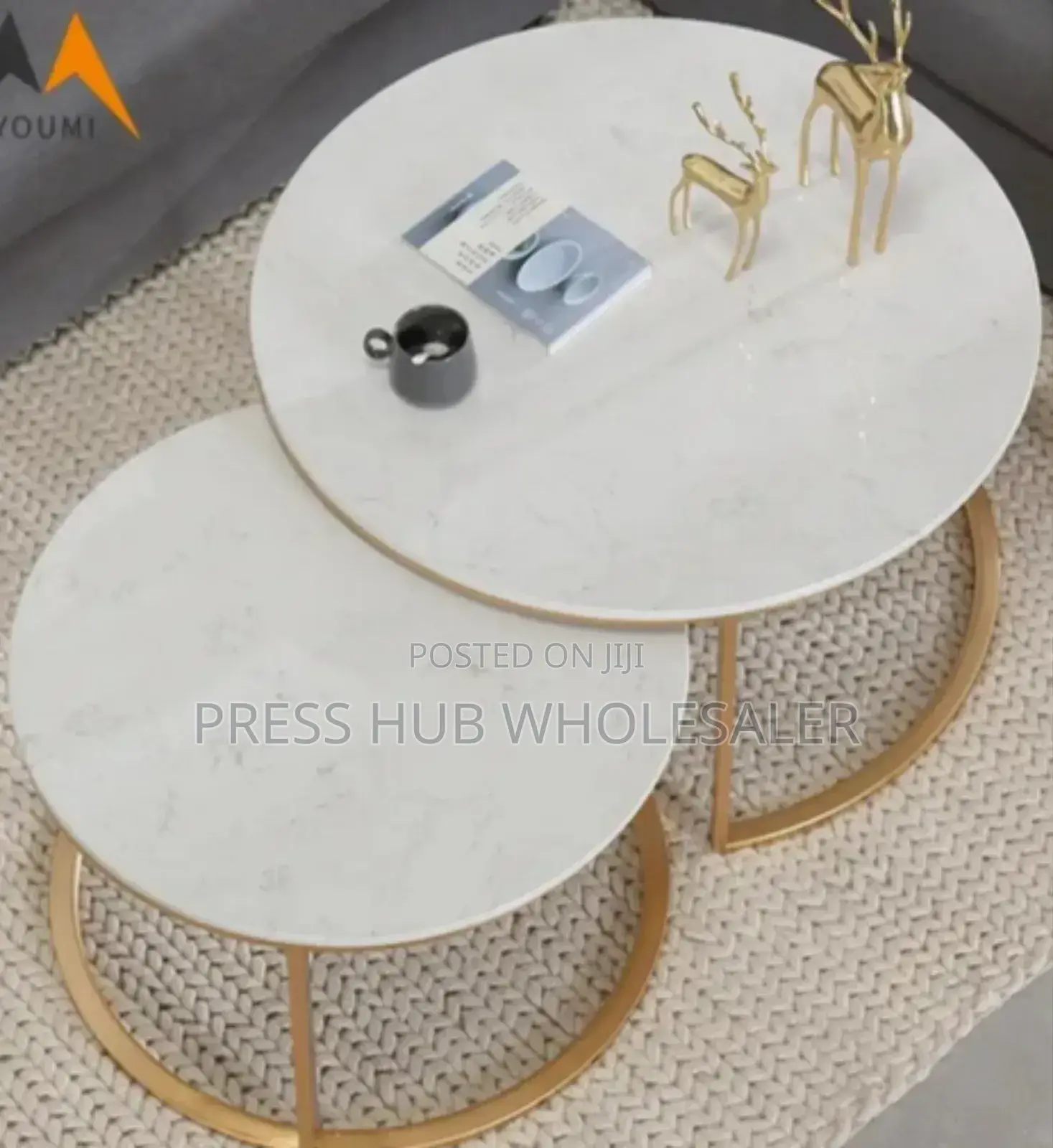 Small Round Nesting Coffee Table