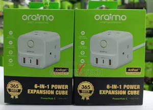 Oraimo Powerhub 2 1.5m 6-in-1 Power Cube