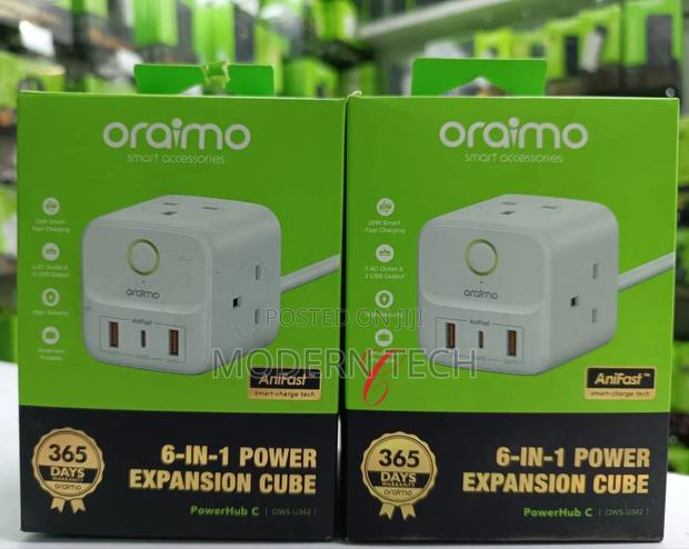 Oraimo Power Hub C 6-in-1 Smart Fast Charging – Osw-U342 - main view