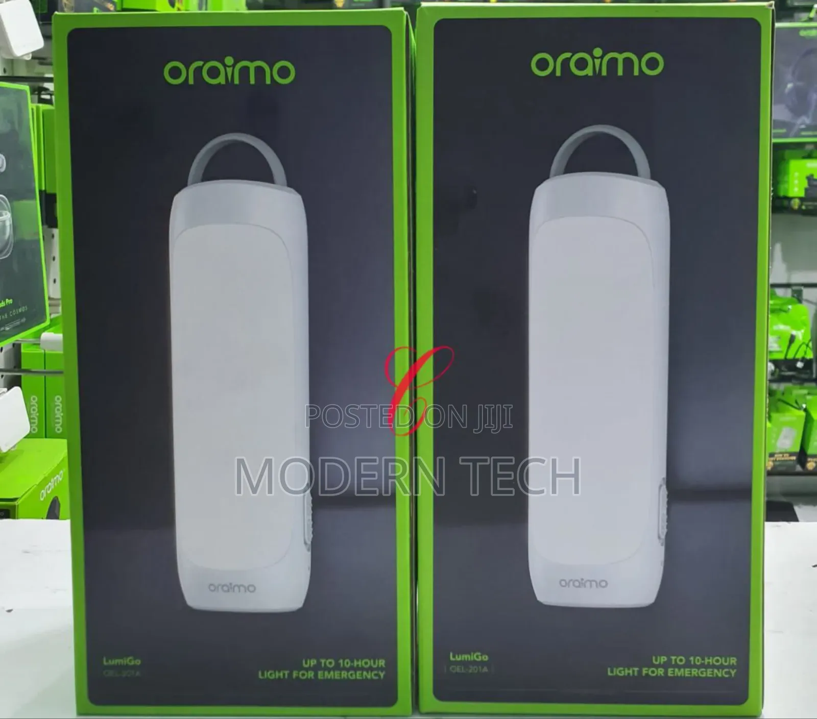 Oraimo Lumi Go Rechargeable Emergency Light – 300 Lumens